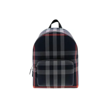 Burberry Jeff Check Backpack Navy/Grey