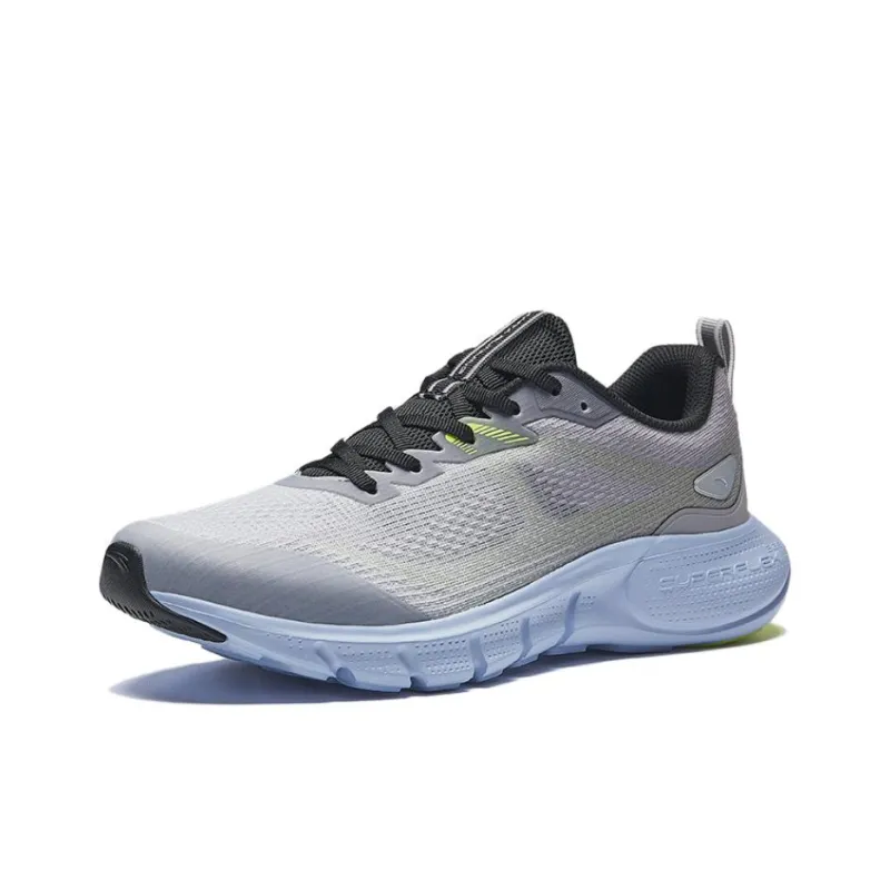CHAOJIANTA Slip Resistant, Abrasion Resistant, Breathable Low Top Casual Running Shoes Men's Gray Blue-1