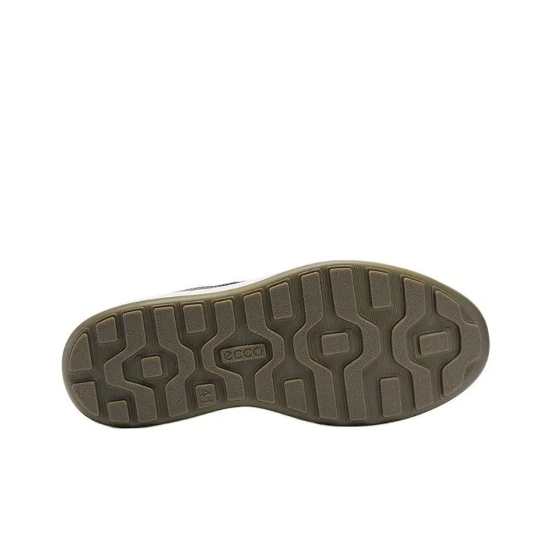 Ecco Abrasion Resistant Low Top Casual Shoes Men's Coffee-5