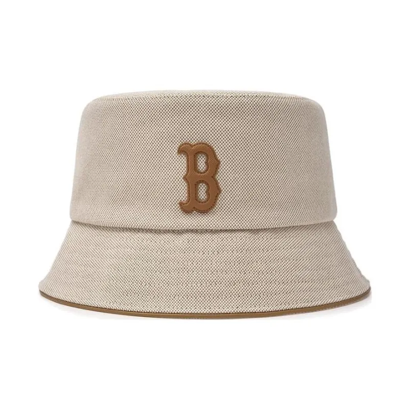 MLB Polyester Bucket Hats Unisex Light Brown-1