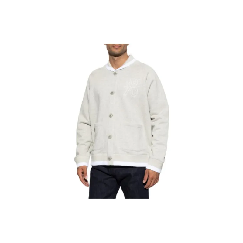 KENZO Long-Sleeved Button-Up Sweatshirt-1