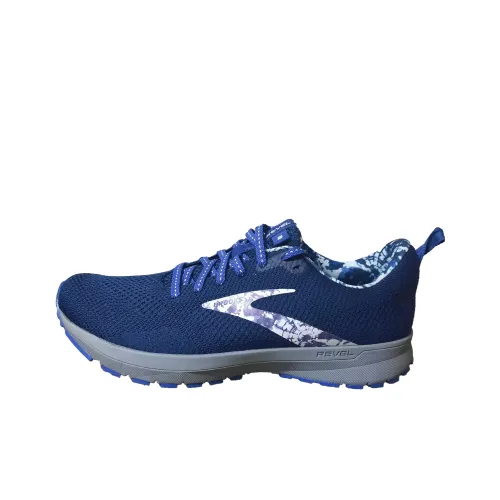 Brooks Revel 5 Running Shoes Men Low-Top Blue/Gray