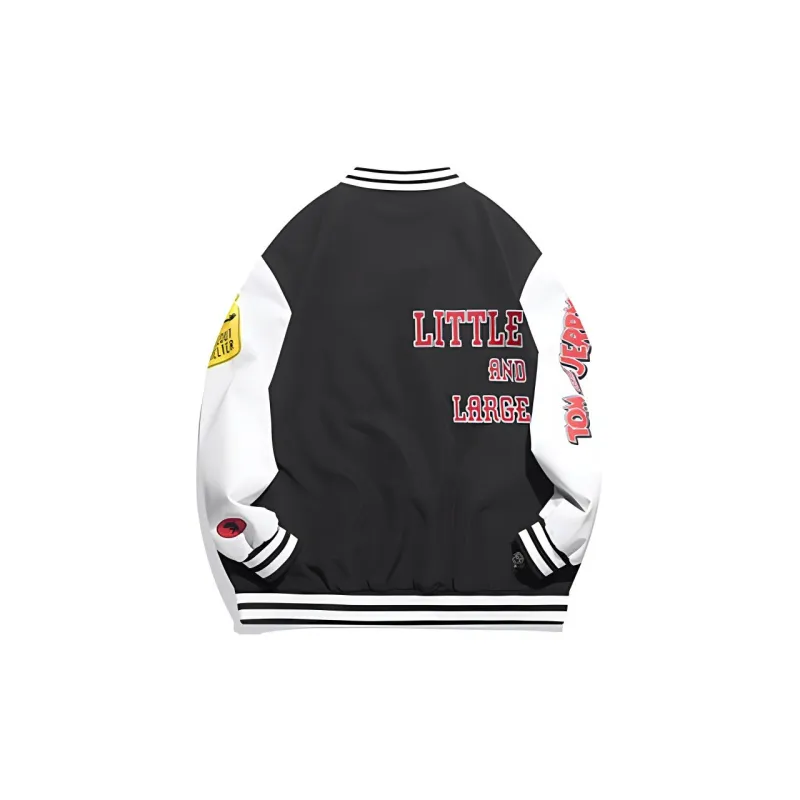 XTEP x MAOHELAOSHU LIANMINGKUAN Jackets Coats Unisex Jet Black/Pearl White-1