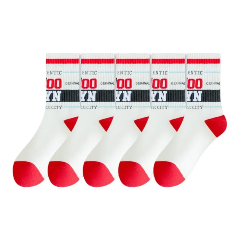 ROBINHOOD Mid Calf Socks Women's 5 Pack-10