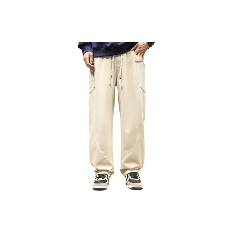 RED DRAGONFLY Casual Pants Unisex Light Gray-2