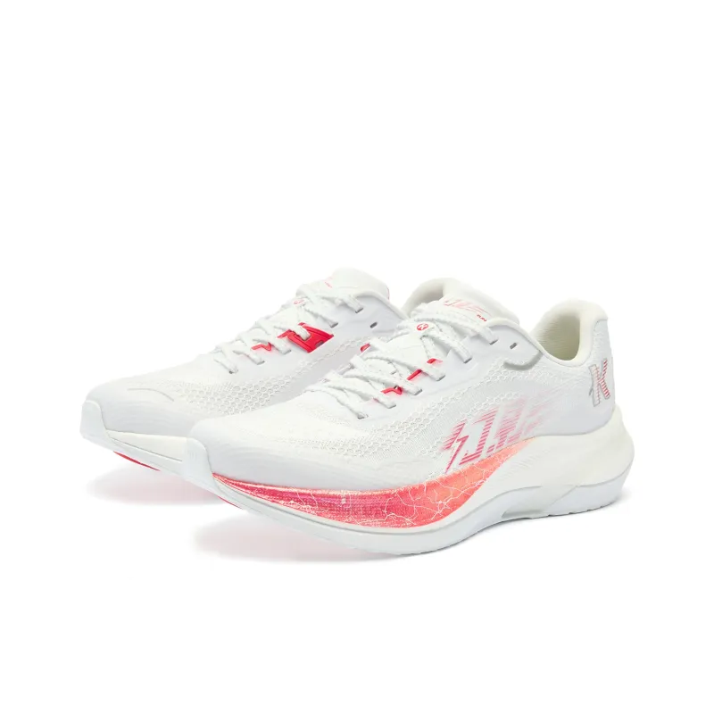 QIAODAN Phantom Running Shoes Men Low Top Jordan White E Commerce Red-2