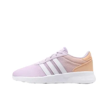 Adidas Lite Racer Anti Slip Wear Resistant Low Top Casual Shoes Women's Pink