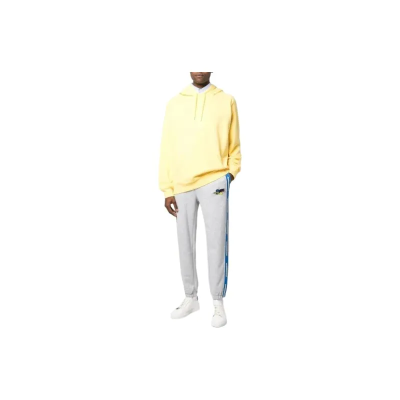 LACOSTE Knitted Sweatpants Men Gray-1