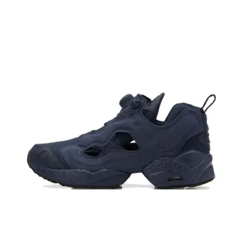 Reebok Instapump Fury Anti Slip Wear Resistant Low Top Casual Shoes Unisex Marine Blue