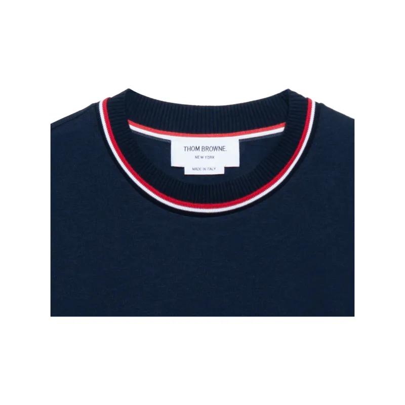 THOM BROWNE Long-Sleeved Crewneck Sweater-2