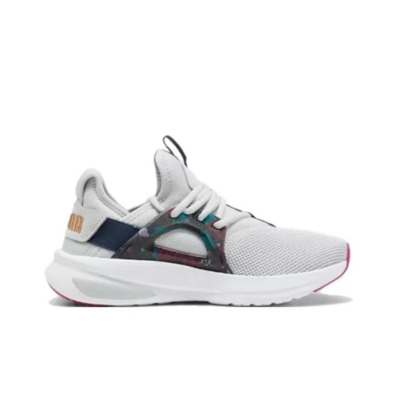 PUMA Softride Enzo Evo Anti Slip Wear Resistant Low Top Casual Running Shoes Women's Gray-1