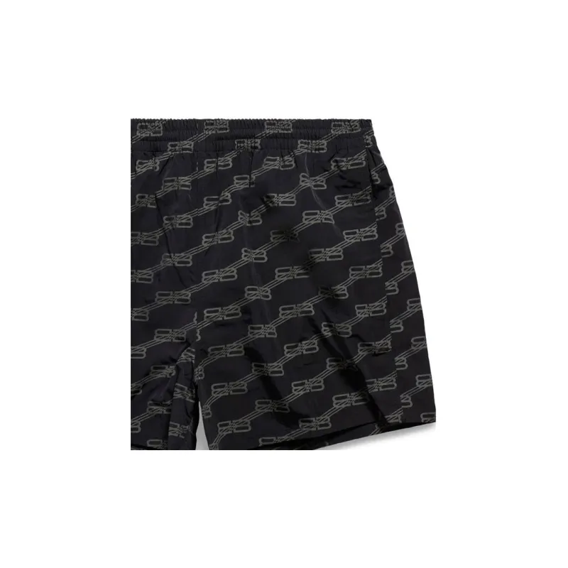 Balenciaga SS23 Casual Shorts Regular Fit Men's Black-5