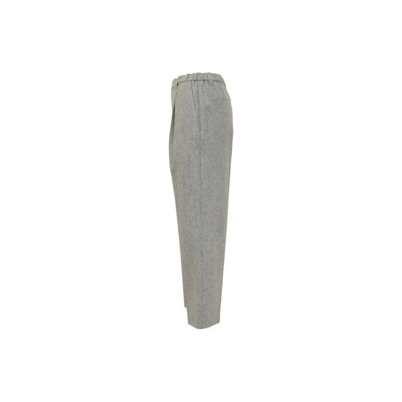 Brunello Cucinelli Pressed Crease Straight Leg Pants-2