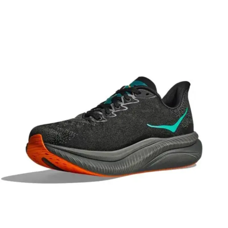 HOKA ONE ONE MACH 6 Anti Slip Wear Resistant Low Top Running Shoes Men's Black-2