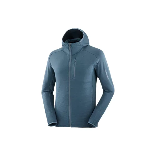 SALOMON ESSENTIAL LIGHTWARM Jackets Men Marine Blue