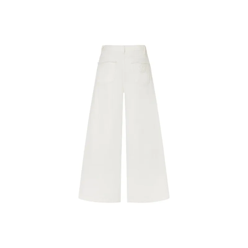 MO&CO Jeans Women's Denim White-1