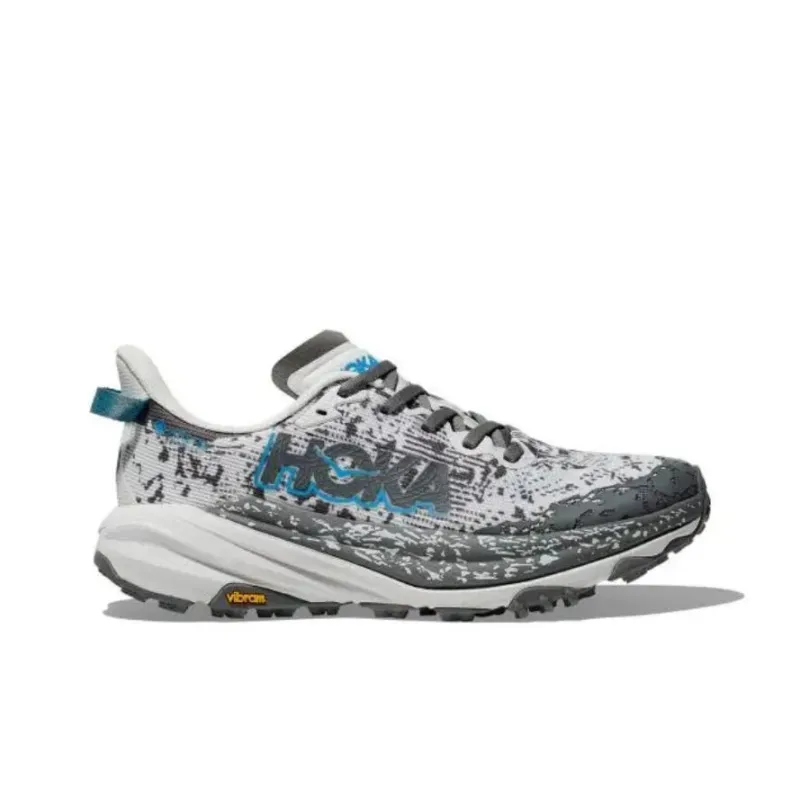 HOKA ONE ONE SPEEDGOAT 6 Cushioning, Slip Resistant, Rebound Low Top Running Shoes Women's Gray Black-1
