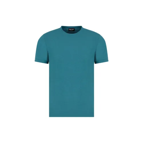 EMPORIO ARMANI T-Shirts Men Deep Lake Green