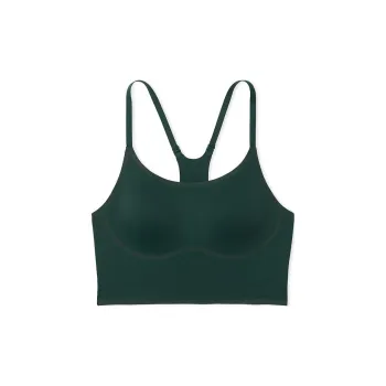 Victoria's Secret PINK Relay Racerback Sports Bra / Deep Forest Bra Women's Deep Forest