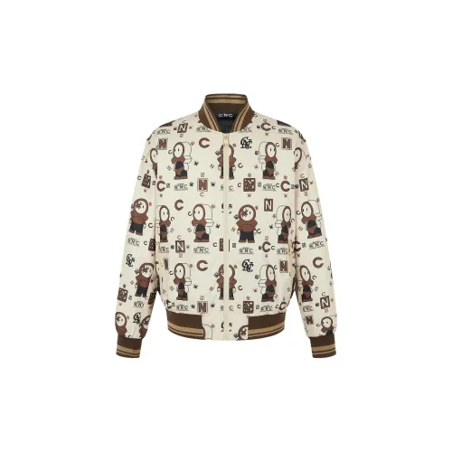 C'N'C Trend Series Jackets Men Brown Floral Pattern