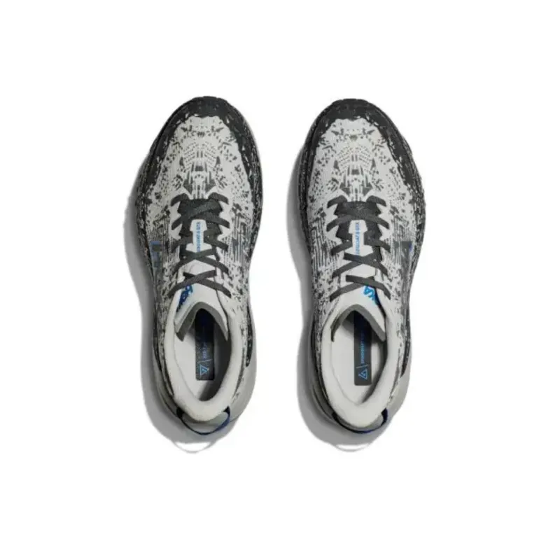 HOKA ONE ONE SPEEDGOAT 6 Cushioned Slip-Resistant Rebound Low-Top Running Shoes Men's Gray-4