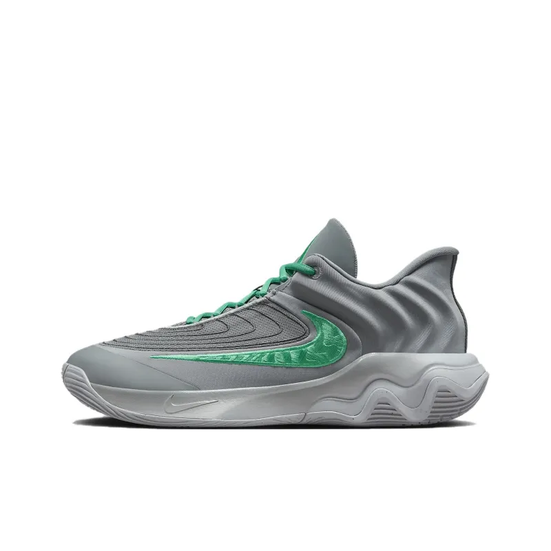 Nike Giannis Immortality 4 Anti Slip Wear Resistant Low Top Basketball Shoes Unisex Gray-0