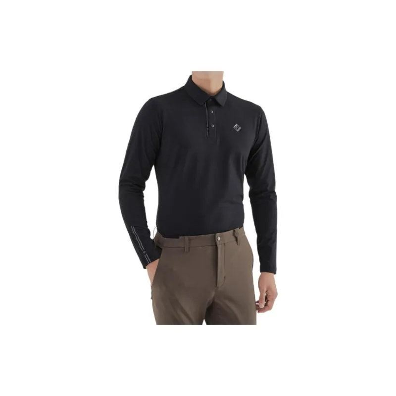 RENOMA Polo Shirts Men Black-3