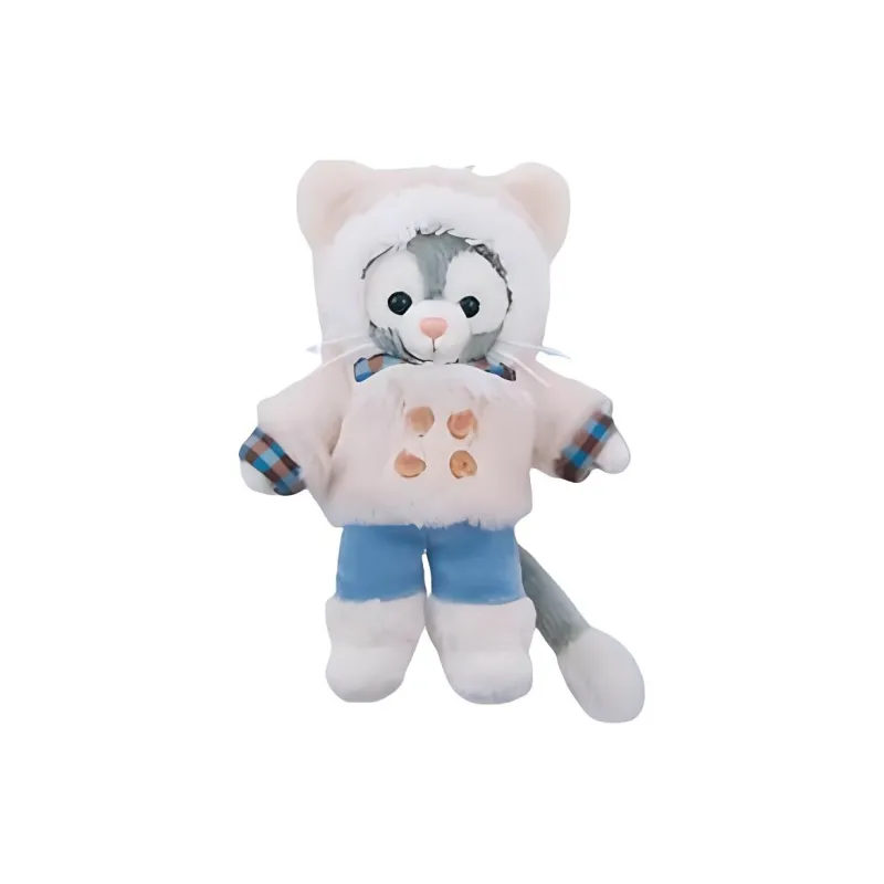 Disney Gelatoni Winter Day Standing Pose Dolls Plush Pendant 13cm High-0