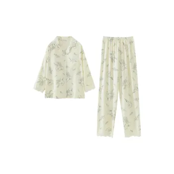 Sleeping Beauty Pajama Set Women's Apricot