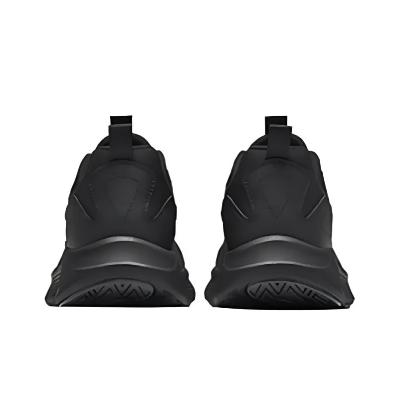 Anta Cushioned Wear Resistant Coverage Low Top Casual Running Shoes Men's Black-2
