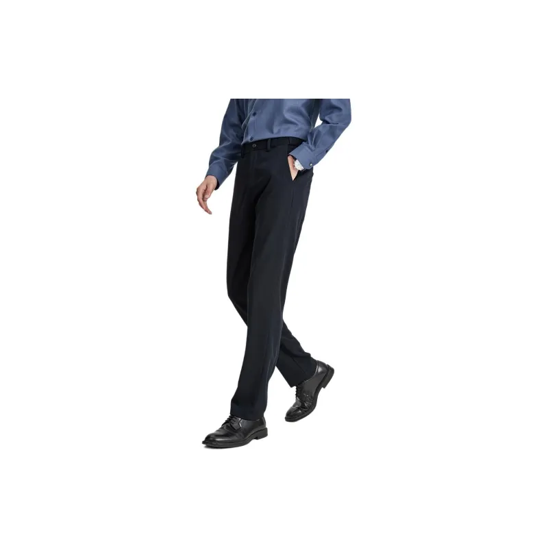 DIKENI Casual Pants Men's Dark Blue-1