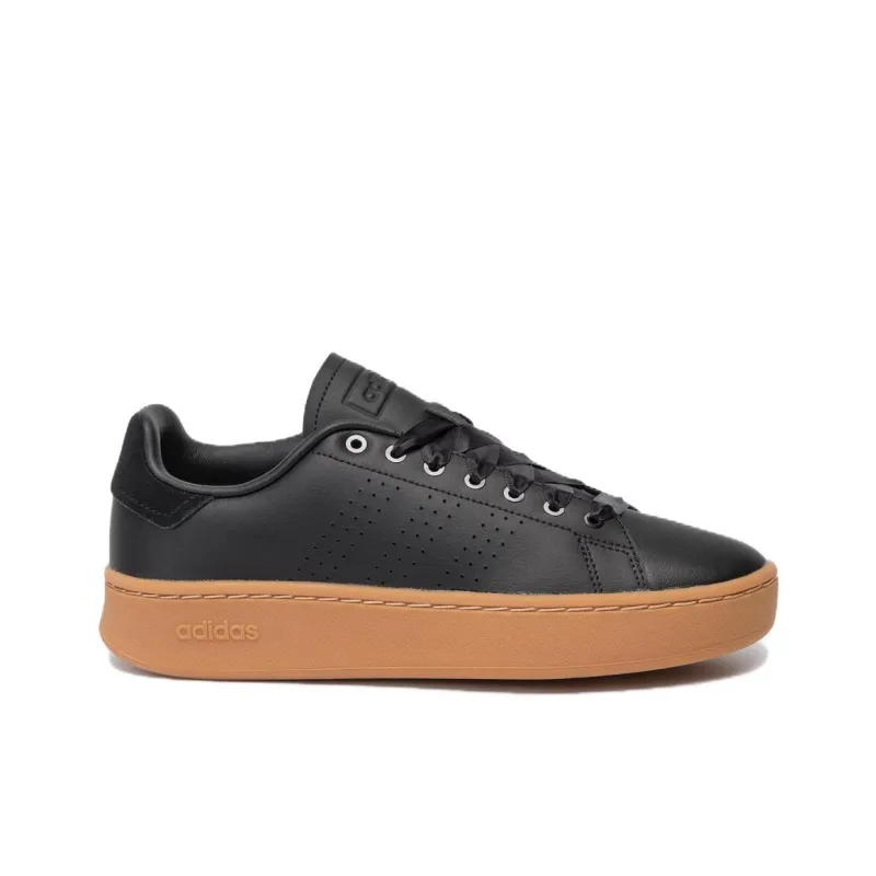 Adidas Advantage Anti-Slip Wear-Resistant Low-Top Skateboard Shoes Women's Black-1