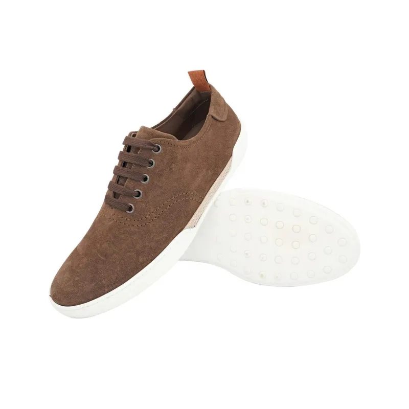 TOD'S Low-Top Skateboard Shoes Men's Brown-4