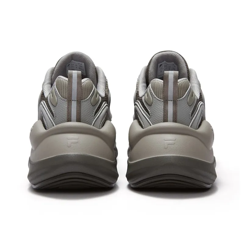 FILA FUSION BUZZARD Meteor Shoes Height Increasing Slip Resistant Low Top Casual Shoes Men's Gray-3