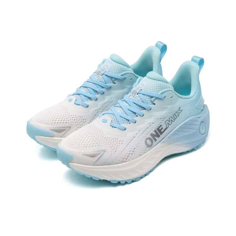 ONEMIX Moisture Wicking, Breathable, Quick Dry Low Top Training Running Shoes Unisex Blue-2
