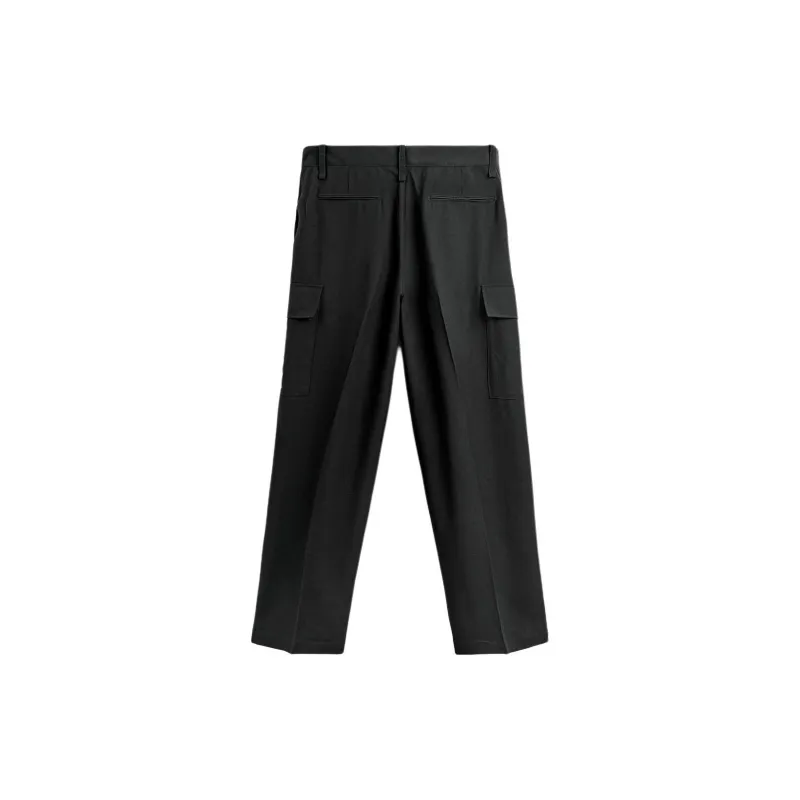 ZARA Cargo Pants Men Black-1