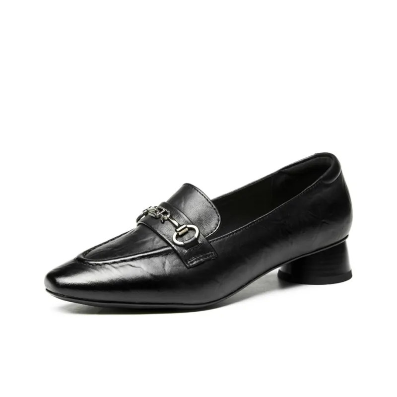 AOKANG Chunky Heel Casual Shoes Women's-1