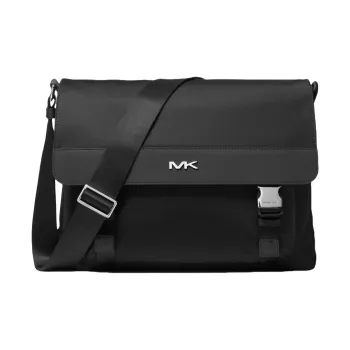 MICHAEL KORS Fabric Messenger Bag, Shoulder Bag Men's Black