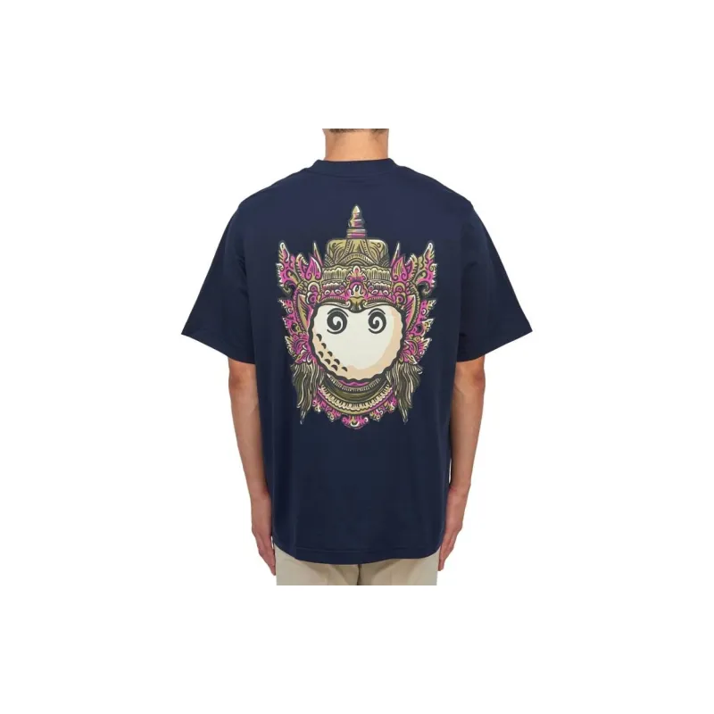 Malbon Golf T Shirt Men's Marine Blue-7
