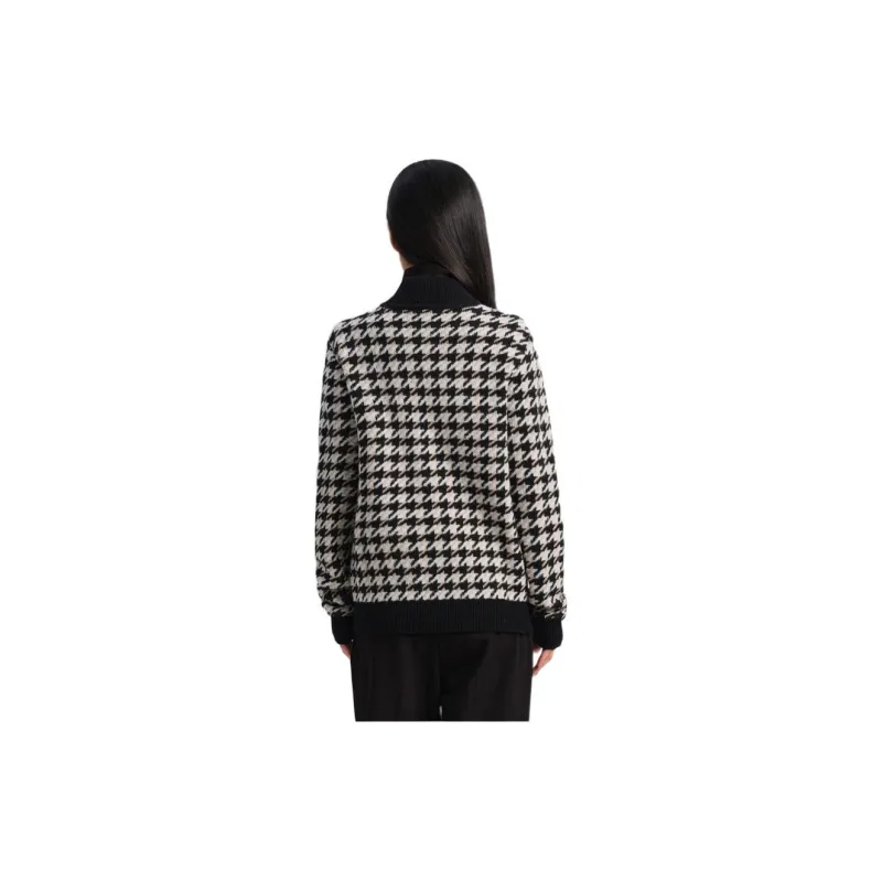Blood Glitter Sweater Women's Black Floral-0