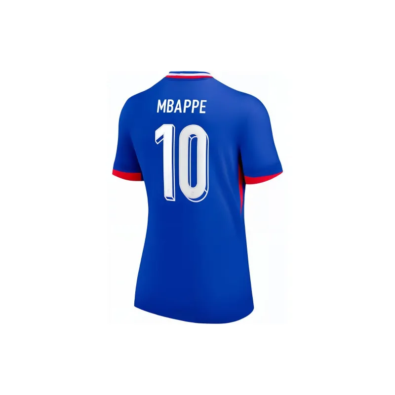 Nike Kylian Mbappé France National Team 2024 Stadium Home Women's Nike Dri FIT Soccer Jersey-1