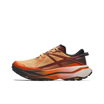 Anta Anti Slip Wear Resistant Low Top Trail Running Running Shoes Men's Orange
