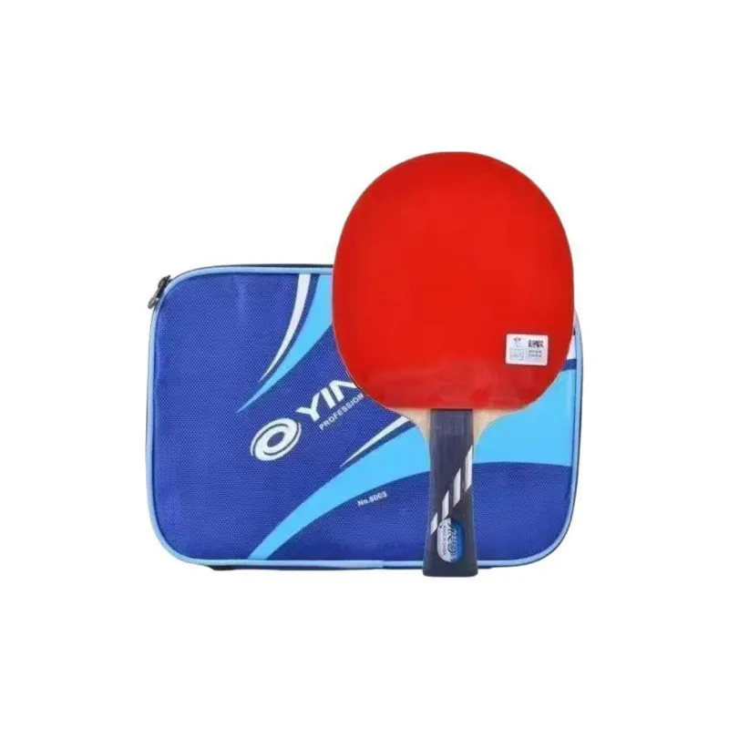 YINHE Ping Pong Paddles Unisex All Wood With Carbon Fiber Red Black-5
