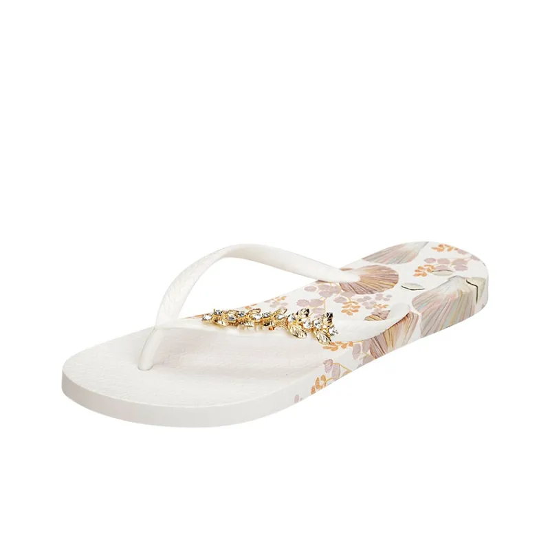 HOTMARZZ Flip Flops Women's White-1