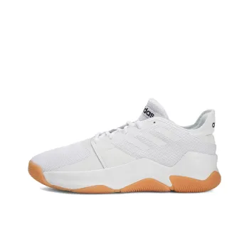 Adidas Streetflow Anti-Slip Wear-Resistant Low-Top Basketball Shoes Unisex White