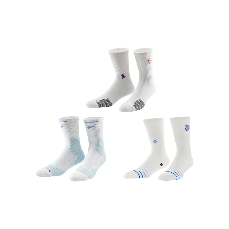 UZIS Mid Calf Socks Unisex Combo Set-22