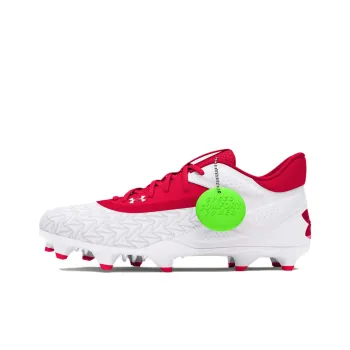 Under Armour Anti Slip Wear Resistant Low Top Training Shoes Men's White Red