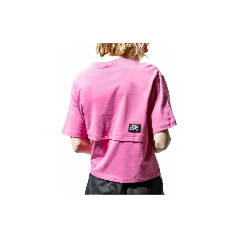 Nike Crop Tops Women's Pink-1