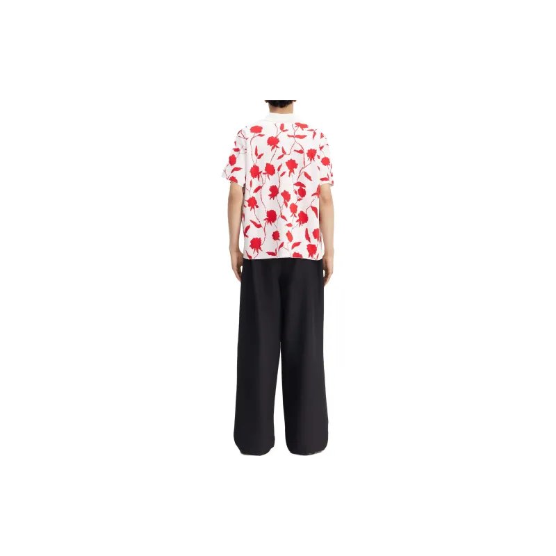 Jacquemus La Chemise Maille Rose jacquard Shirt-2