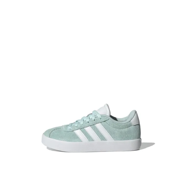 Adidas Anti Slip Wear Resistant Low Top Kids' Skateboarding Shoes Cyan White Kids'-0